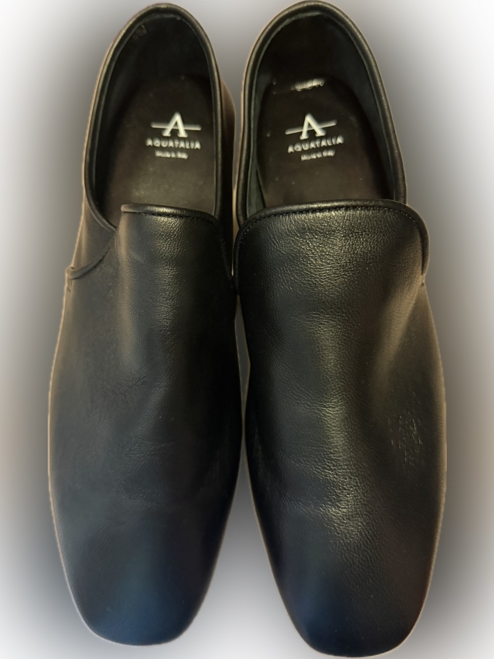 Aquatalia Revy Loafers Black Size 8